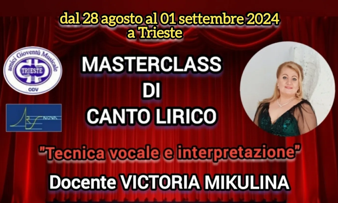 Masterclass di canto lirico docente Victoria Mikulina