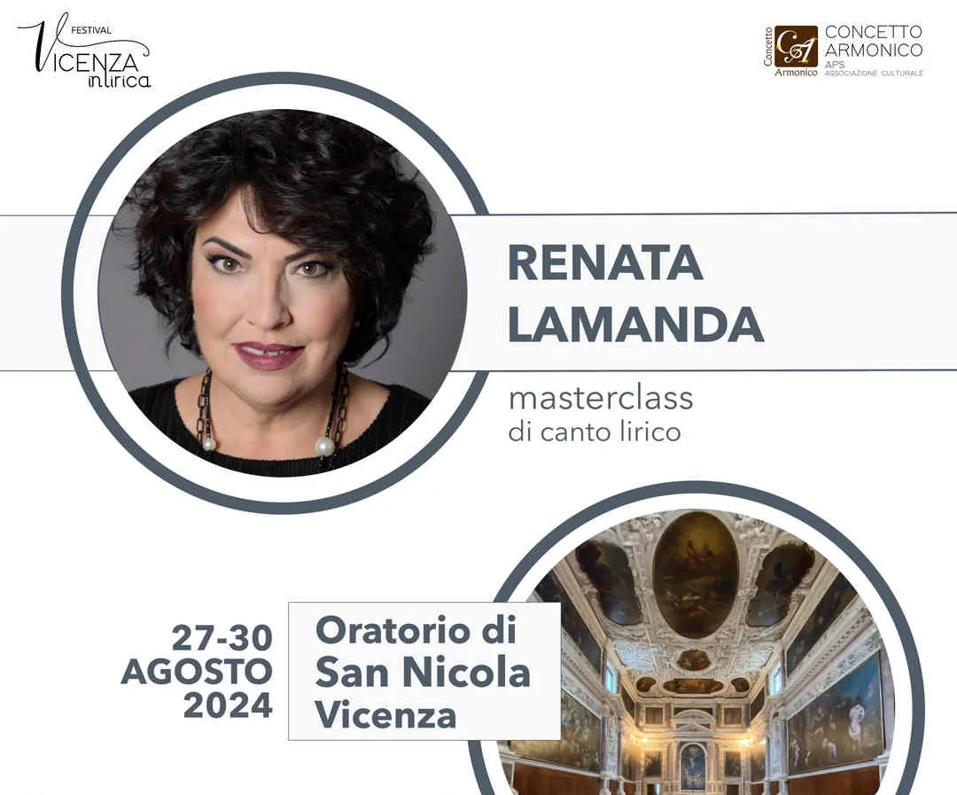 Masterclass di canto lirico con Renata Lamanda 2024