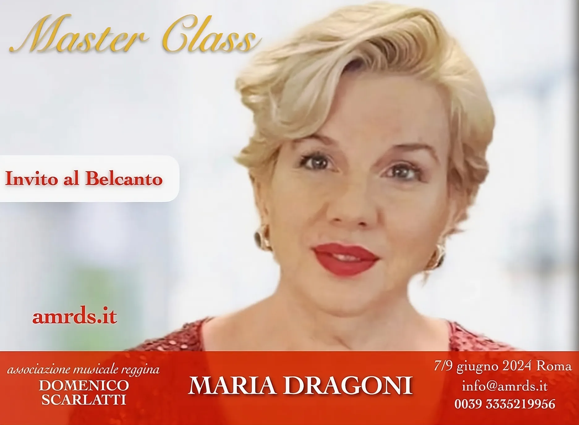 Masterclass Invito al Belcanto con Maria Dragoni