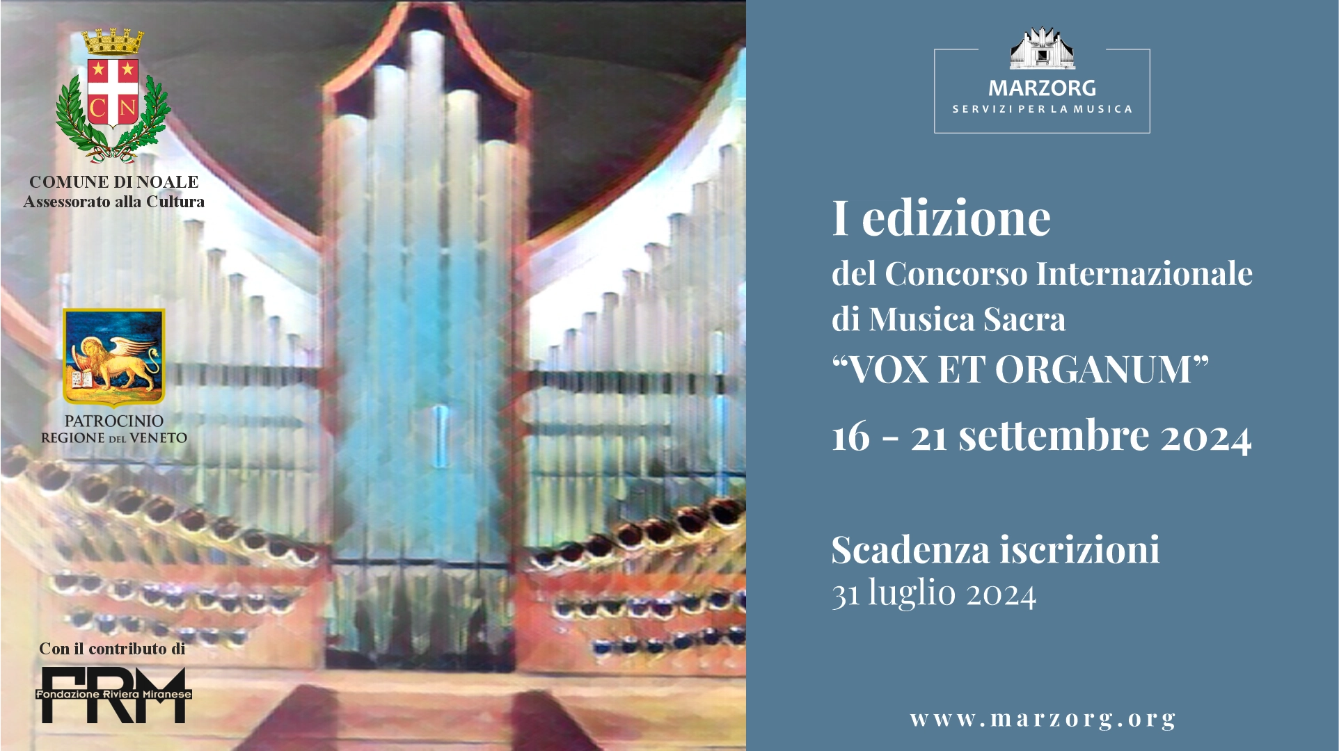 1 edizione del concorso internazionale di musica sacra vox et organum