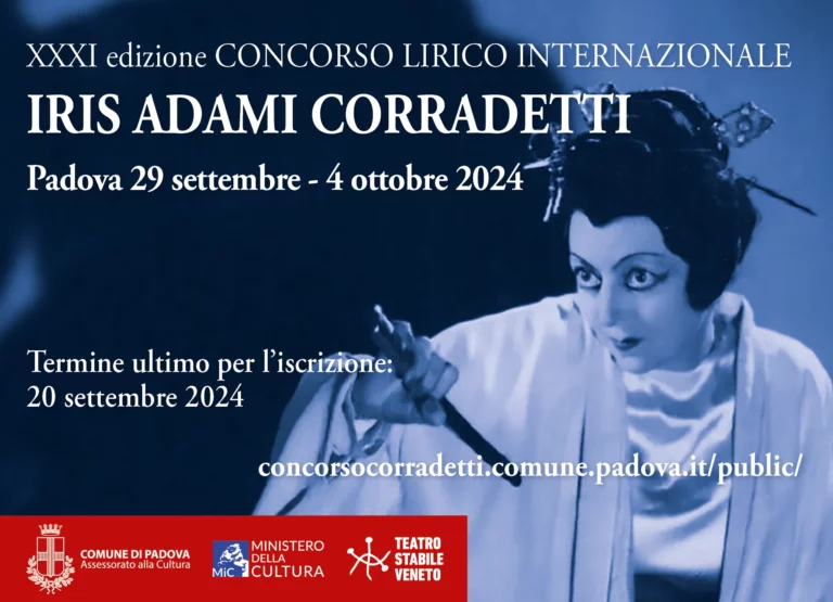 XXXI Concorso Lirico Internazionale Iris Adami Corradetti 2024