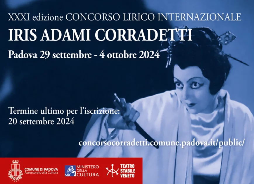 XXXI Concorso Lirico Internazionale Iris Adami Corradetti 2024