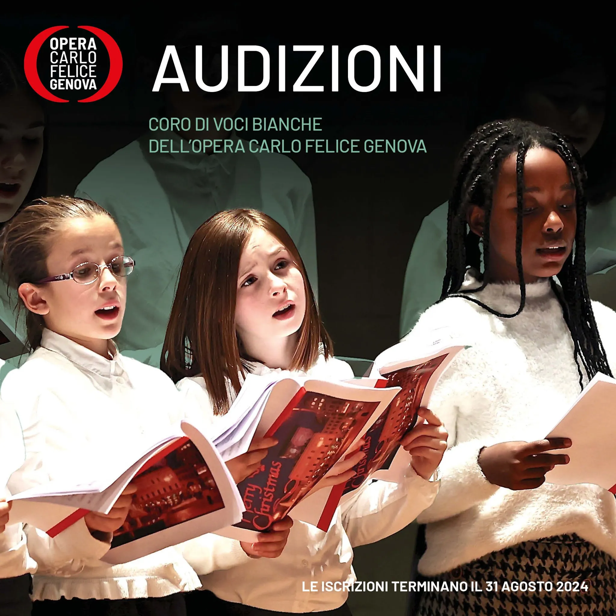 Teatro Carlo Felice di Genova Audizione Coro voci bianche 2024 2025