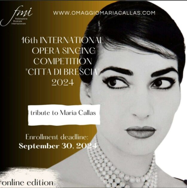 16° Concorso Internazionale di canto lirico "Città di Brescia - omaggio a Maria Callas"