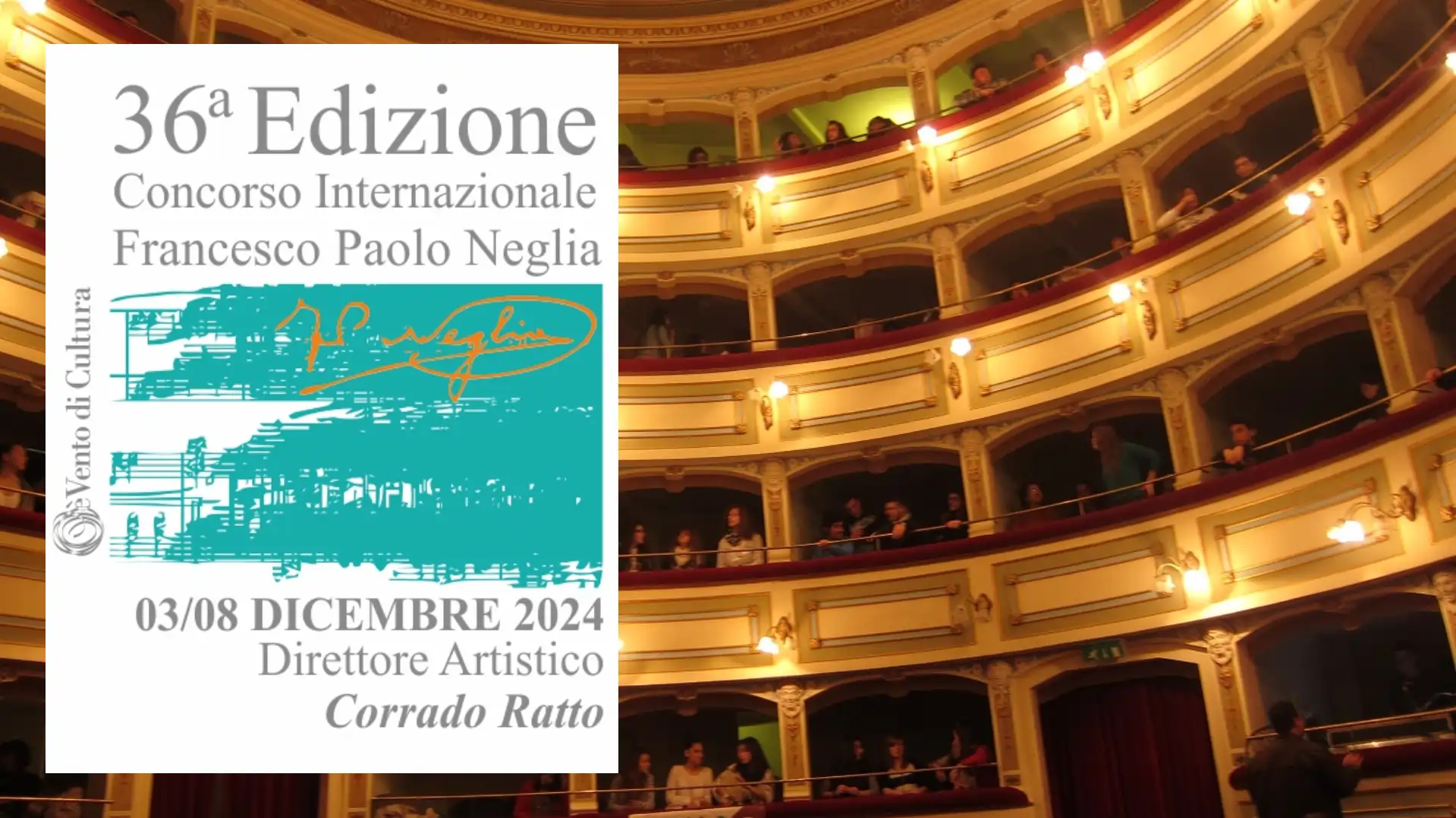 36° Concorso Internazionale per Pianisti e Cantanti Lirici Francesco Paolo Neglia