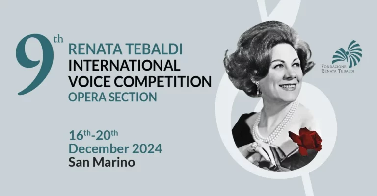 9° edizione del Concorso Internazionale di Canto “Renata Tebaldi”