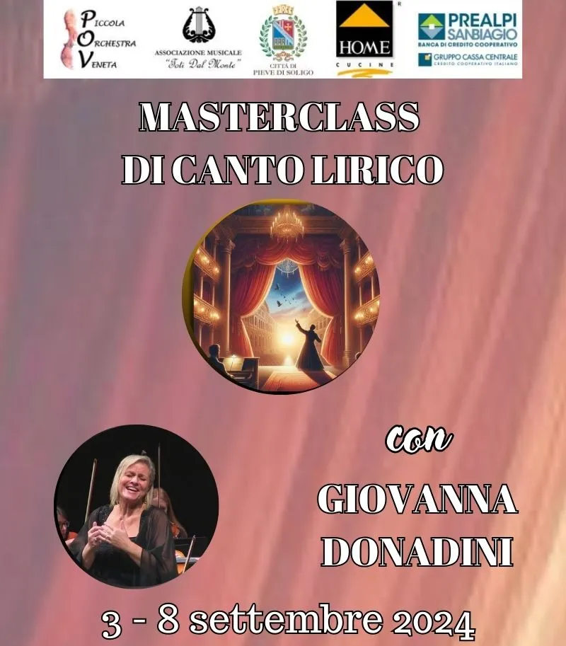 Masterclass di canto lirico - Docente M° Giovanna Donadini