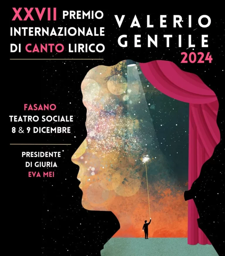 XXVII edizione - Premio Internazionale Di Canto Lirico “Valerio Gentile”